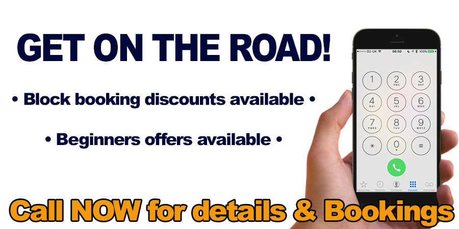 Get on the road to your licence with block bookings and beginners offers 
