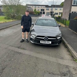 Passed 1st Time<br><br>
"Highly recommend my driving instructor! Really patient, calm, and explains everything clearly which made me feel confident behind the wheel. Lessons were always enjoyable and professional, and he helped me improve so much with my driving. Couldn’t have asked for a better instructor"